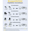 Stiprintuvas Dukabel išorinė usb garso plokštė 0.3 m usb į 2 trrs 3.5 mm lizdus (audio + mic) ausinių skirstytuvas stereo audio y adapterio kabelis, tinkamas pc, ps4, ps5, nešiojamam kompiuteriui, garsiakalbiui, ausinėms - top series