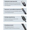 Stiprintuvas Dukabel išorinė usb garso plokštė 0.3 m usb į 2 trrs 3.5 mm lizdus (audio + mic) ausinių skirstytuvas stereo audio y adapterio kabelis, tinkamas pc, ps4, ps5, nešiojamam kompiuteriui, garsiakalbiui, ausinėms - top series