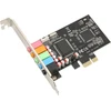 Stiprintuvas Pci garso plokštė, pcie 5.1 kompiuterio garso plokštė, 6 kanalų erdvinis garsas, 24 bitų, 48 khz, vidinė garso plokštė su pci express sąsaja karaoke namų kino 3d žaidimams