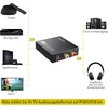 Stiprintuvas Prozor dac konverteris, audio adapteris, optinis į rca, toslink į aux lizdą, skaitmeninis į analoginį, optinis į 3.5 mm lizdą, rca, skirtas skaitmeniniam audio, televizoriams, blu-ray grotuvams, hd dvd grotuvams