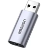 Stiprintuvas Ugreen Usb išorinė garso plokštė 2in1 į 3.5mm lizdą