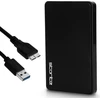 Storite išorinis kietasis diskas 250gb Hdd Usb 3.0 itin greitas plonas atsarginės kopijos saugojimo išplėtimas - nešiojamas kietasis diskas, suderinamas su Mac, nešiojamu kompiuteriu, Pc, Ps4 (juodas)