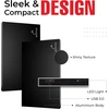 Storite išorinis nešiojamas kietasis diskas 1tb su Usb 3.0 išorine atsargine duomenų saugykla, greitas duomenų perdavimas, tinkamas Pc, Mac, Windows, žaidimams, nešiojamam ir stacionariam kompiuteriui (juodas)