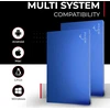 Storite išorinis nešiojamas kietasis diskas 250 gb su usb 3.0 išorine atsargine duomenų saugykla greitam duomenų perdavimui, tinkamas pc, mac, windows, žaidimams, nešiojamam ir staliniam kompiuteriui (mėlynas)