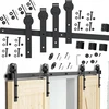 Stumdomų durų sistema Loft Retro Barn Door dvigubas rinkinys 3m