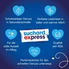 Suchard Express geriamasis šokoladas, 10 x 14,5 g lazdelių su kakavos gėrimo milteliais, šaltam arba šiltam pienui