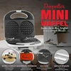 Sugarwhisk mini vaflinė vaikams, dviguba vaflinė, maža vaflinė su nelimpančia danga, mini vaflinė, šeimos vakarėliams, vaikų gimtadieniams, velykoms ar kalėdoms, balta