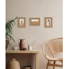 Sumgar boho 10 x 15 nuotraukų rėmelis, 10 x 15 nuotraukų rėmelis sienai, nuotraukų rėmelis pagamintas iš natūralaus bambuko, austas sieninis arba stalo rėmelis, dovana šeimai, tėčiui, močiutei, draugams, dovana mamai motinos dienos proga