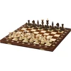 Sunrise Chess Games Sunrise Chess Consul šachmatai: elegantiškos rankomis apdirbtos medinės figūros, rankomis tapyta šachmatų lenta, kruopščiai nušlifuota, optimaliai subalansuota kasetė su įdėklu