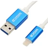 Sunydog usb kabelis, skirtas ios telefonams 4 kontaktų metalinis + plastikinis, suderinamas su iphone 7/7p/8/8x