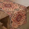 Superdant Stalo takelis retro mandala, storas stalo takelis 183 x 33 cm, vintažinis boho bohemiškas, plaunamas modernus stalo takelis stalams, sodybos pavasario dekoracija stalo puošimui, vakarėliams, vestuvėms, gimtadieniui
