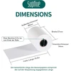 Supfive terminiai rulonai 57 mm x 40 mm x 14 mm x 19,5 m (50 rulonų) terminio popieriaus kvitų rulonai visiems standartiniams terminio popieriaus kasos aparatų spausdintuvams