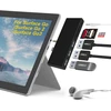 Surface Go doko stotis, Usb C šakotuvas Surface Go / Go2 / Go3 su Usb 3.0 + 2 Usb 2.0 + Sd kortelių skaitytuvu + Micro Sd kortelių skaitytuvu (sd & Tf lizdas) + 3.5 mm garso išvestis, daugiafunkcinis 6-in-2 Surface Go
