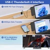 Surface Pro 9 doko stotis – su 4k Hdmi, Thunderbolt 4 (8k vaizdo įrašas + 40 Gbps + 100 W galia), 100m Ethernet, Usb 3.0, Sd Tf kortelių lizdu, 3,5 mm garso, trigubu ekranu, skirtas Surface Pro X/pro 9