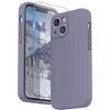 Surphy dėklas, suderinamas su iphone 13 mini, silikoninis dėklas su ekrano apsauga, telefono dėklas iphone 13 mini su kameros apsauga, iphone 13 mini apsauginis dėklas 6.1 colio 2021, levandų pilka