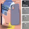 Surphy dėklas, suderinamas su iphone 13 mini, silikoninis dėklas su ekrano apsauga, telefono dėklas iphone 13 mini su kameros apsauga, iphone 13 mini apsauginis dėklas 6.1 colio 2021, levandų pilka