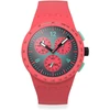 Swatch Paradiso Kinetiko Raudona Modern laikrodis, raudonas, modernus