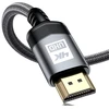 Sweguard 4k Hdmi 3 metrų kabelis, Hdmi 2.0 į Hdmi kabelis 4k @ 60hz 18gbps, nailono pynės kabelis, paauksuotos jungtys su Ethernet/audio Return Channel, suderinamas video 4k Uhd 2160p, Hd 1080p, XBOX Ps4 (pilkas)