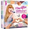 Swiftie 'pasidaryk draugystės apyrankes' juvelyrinių dirbinių rinkinys: instrukcijos ir medžiagos 30 apyrankių gamybai, daugiau nei 1000 įvairių spalvų ir raidžių karoliukų