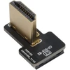 System-s Fpv adapteris moteriška į hdmi 1.4 vyriškas kabelis kampu pilkas, skirtas hdtv multicopter