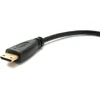 System-s Hdmi 1.4 kabelis 15cm Mini Male į Micro Female 4k Uhd 30hz 2k 60hz adapteris