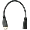 System-s Hdmi 1.4 kabelis 15cm Mini Male į Micro Female 4k Uhd 30hz 2k 60hz adapteris