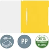 T Esselte Leitz segiklis Standard, A4, ilgas etiketės laukas, Pvc, geltonas