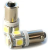 T4w Ba9s 5 x 5050 Smd led šalta 12v
