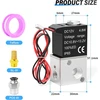 Tailonz Pneumatic 1/8 colio Bsp Dc12v 3 krypčių 2 padėčių normaliai uždarytas solenoidinis vožtuvas oro solenoidinis vožtuvas 3v1-06