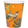 Talking Tables Tropical popieriniai puodeliai 330 ml, tropiniai puodeliai, 8 vnt.