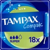 Tampax compak super tamponai, 18 vnt.