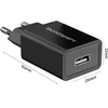 Techexpert 5v 2a Usb Įkroviklis (juodas)