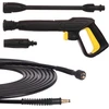 Techkar slėgio plovimo pistoletas 5 m aukšto slėgio žarna ir antgalis - Kärcher K2 - K5 priedai - Vario reguliuojamas antgalis slėgio plovimo įrenginiams - Click Quick Connect - M22 x 1.5