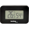 Technoline Ws 7009 automobilinis termometras su apšvietimu, skirtas naudoti patalpose, juodas, temperatūros ekranas, drėgmės ekranas, 52 x 14 x 32 mm