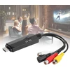 Televizorius Av į hdmi adapterio kabelis iš vyriško į moterišką rca įvesties hdmi keitiklio kabelį 1080p hd keitiklio kabelio išvesties vaizdo garso adapteris vyriškas komponentas, skirtas tv vcr dvd, palaiko pal ntsc