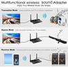 Televizorius Bluetooth 5.2 siųstuvas-imtuvas, 2 viename Aptx Hd bluetooth audio adapteris su mažu vėlavimu, 3.5 mm aux rca jungtis televizoriui, namų stereo sistemai, bt ausinėms