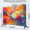 Televizorius Chiq 43 colių qled 4k smart tv, google home, netflix, prime video, wi-fi, bluetooth 5.0, dolby audio, google assistant, chromecast, triple imtuvas, 2024