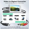 Televizorius Digitnow vaizdo įrašymo įrenginys, usb 2.0 1080p 60 kadrų per sekundę vaizdo konverteris su 5 colių oled ekranu, hdmi av vaizdo įrašymo įrenginys iš vaizdo magnetofono, dvd, vhs kasečių, hi8, vaizdo kameros, žaidimų sistemų