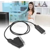 Televizorius Hd į scart kabelio konverterio adapteris palaiko pal ntsc hd multimedijos sąsają į scart kabelį, skirtą tv vhs vcr dvd