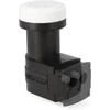 Televizorius Raudona Opticum 03h Series Twin Lnb: Lnb 4x Digital Hd 4k, du išėjimai Dvb-s2, atsparus oro sąlygoms su apsauga nuo lietaus, suderinamas su sat finder, kompaktiškas ir lengvas