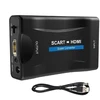 Televizorius Scart į Hdmi adapteris Scart konverteris analoginis įėjimas į 720p/1080p vaizdo garso adapterį, skirtą Hdtv Stb Vhs XBOX Ps3 Sky Dvd Crt Blu-ray