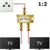Televizorius Tronicxl Premium koaksialinis antenos skirstytuvas Hd 3d 4k skirstytuvas minkštas skirstytuvas, pvz., skirtas Dvbt Dvbt2 Dvbc Sat Unicable kabelinei televizijai Unitymedia Vodafone Sky Netaachen Primacom kabelinei televizijai Digital Hdtv