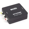 Televizorius Ziyan Av į Hdmi adapteris konverteris Full Hd 1080p 4k vaizdo garso Tv 3 Rca Cvbs Hdmi su Usb įkrovimo laidu