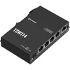 Teltonika Tsw114 Ethernet komutatorius, 5 x gigabitų ethernet prievadai, integruotas din bėgelio laikiklis, kompaktiškas ir patvarus