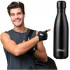 Terminis butelis dvigubomis sienelėmis turistinis plieno 500ml