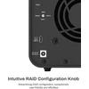 Terramaster D5 Hybrid Hdd Nvme dėklas - Usb 3.2 Gen 2 10gbps Type C 5 lizdų Usb saugykla palaiko Raid 0/1/single/jbod išskirtinį 2+3 Raid hibridinį diskų masyvą (be kietojo disko)