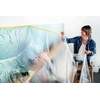Tesa Easy Cover Perfect+ Dispenser Xl - 2-in-1 dažymo plėvelė su washi maskavimo juosta ir dozatoriumi - švariems, tiksliems pjūviams - su ašmenų dangteliu - 17 m x 2,60 m