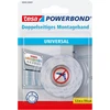Tesa Uk 58565-00001-00 Powerbond Universal dvipusė putų juosta rankdarbiams - balta, 1.5 m x 19 mm