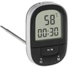 Tfa Dostmann skaitmeninis virtuvės termometras mėsos termometras belaidis 30.1062.01 su laikmačiu ir chronometru pagrindinės temperatūros matavimas juodas plastikas