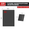 Thaibear lipnios magnetinės juostelės su stipriais klijais (10 x 10 mm, 320 vnt.) | lipnūs magnetai, stiprūs, puikiai tinka "pasidaryk pats", meno projektams, lentoms